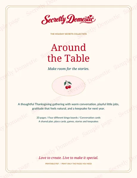 Around the Table cover page