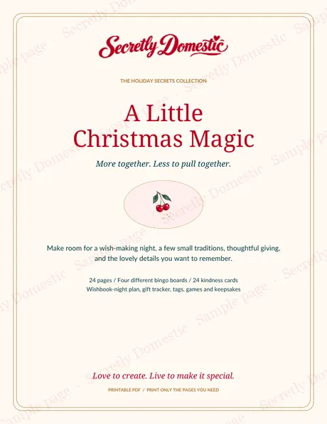 A Little Christmas Magic cover page
